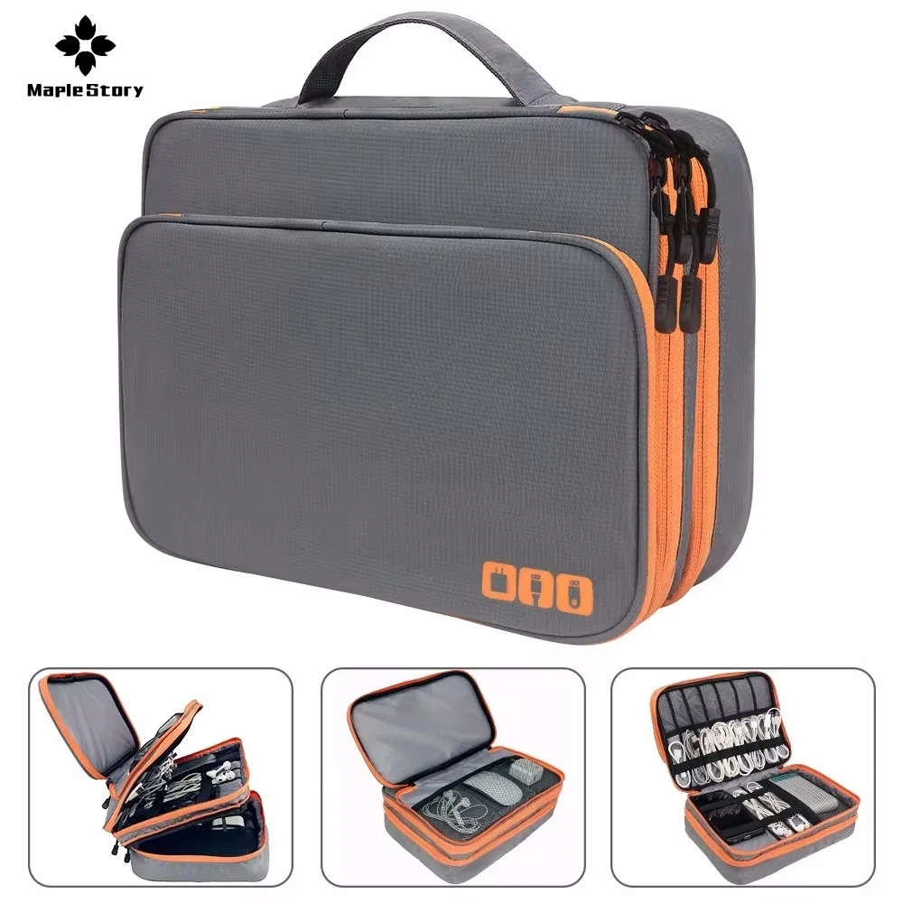 SmartPack – A three-layer Padded Multi-Compartment Waterproof Tech Organizer
