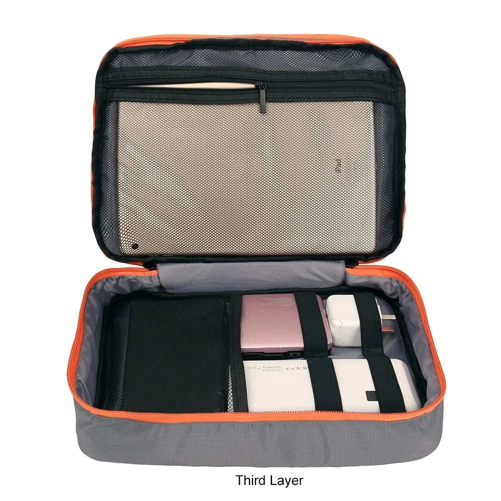 SmartPack – A three-layer Padded Multi-Compartment Waterproof Tech Organizer - Image 13