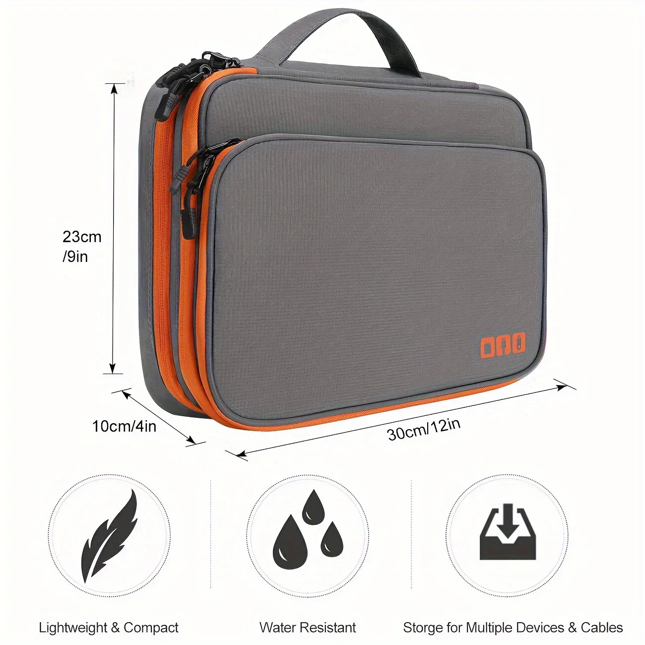 SmartPack – A three-layer Padded Multi-Compartment Waterproof Tech Organizer - Image 4