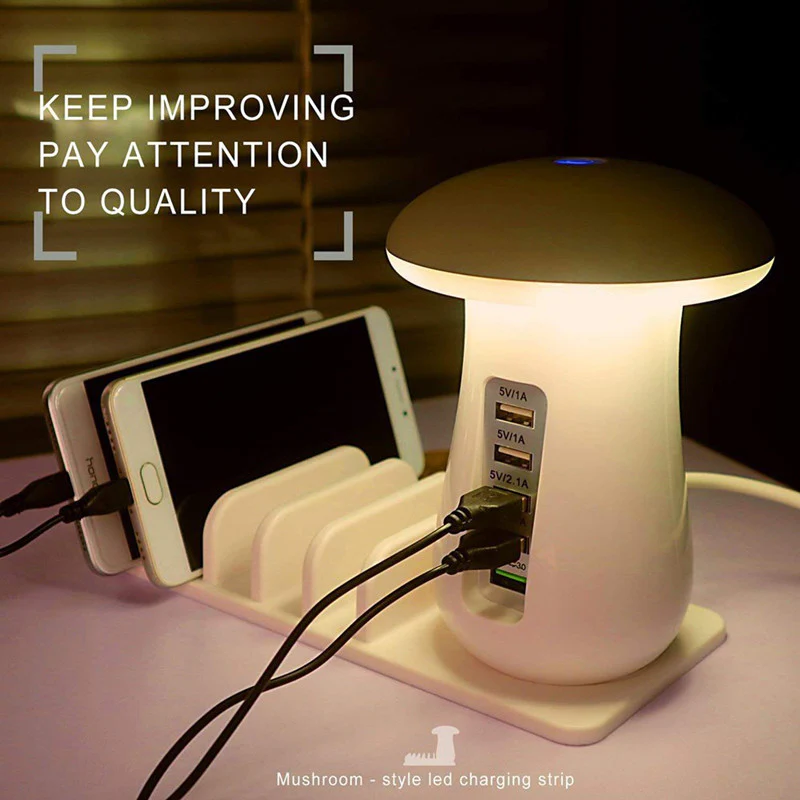 Smartshroom Multi Port USB Charger & Night Lamp - Image 11