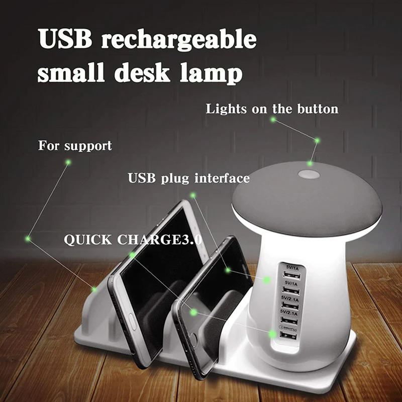 Smartshroom Multi Port USB Charger & Night Lamp - Image 14