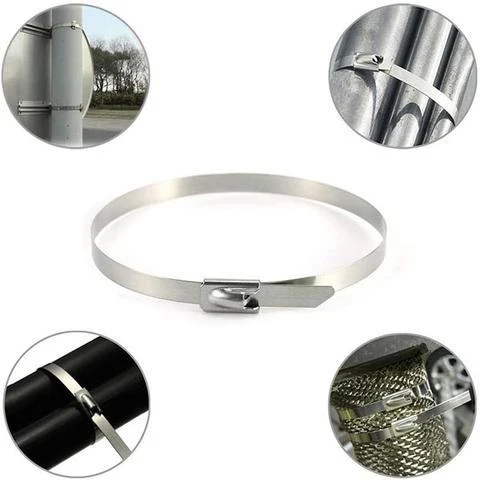 Multi-Purpose Stainless Steel Zip Ties (100pcs) - Image 6