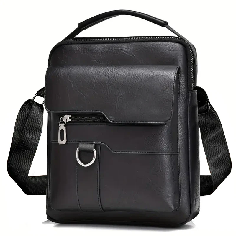Vintage Textured Messenger Bag – Lightweight Compact & Practical - Image 13