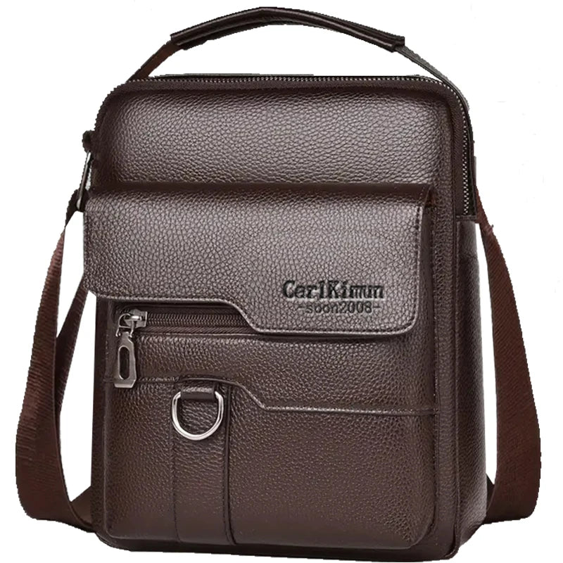 Vintage Textured Messenger Bag – Lightweight Compact & Practical - Image 14