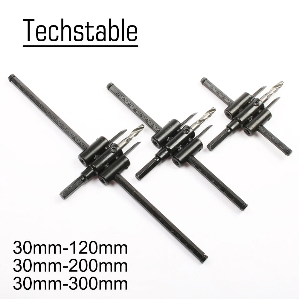 Multi-Size Adjustable Circle Punching Saw Kit - Image 2