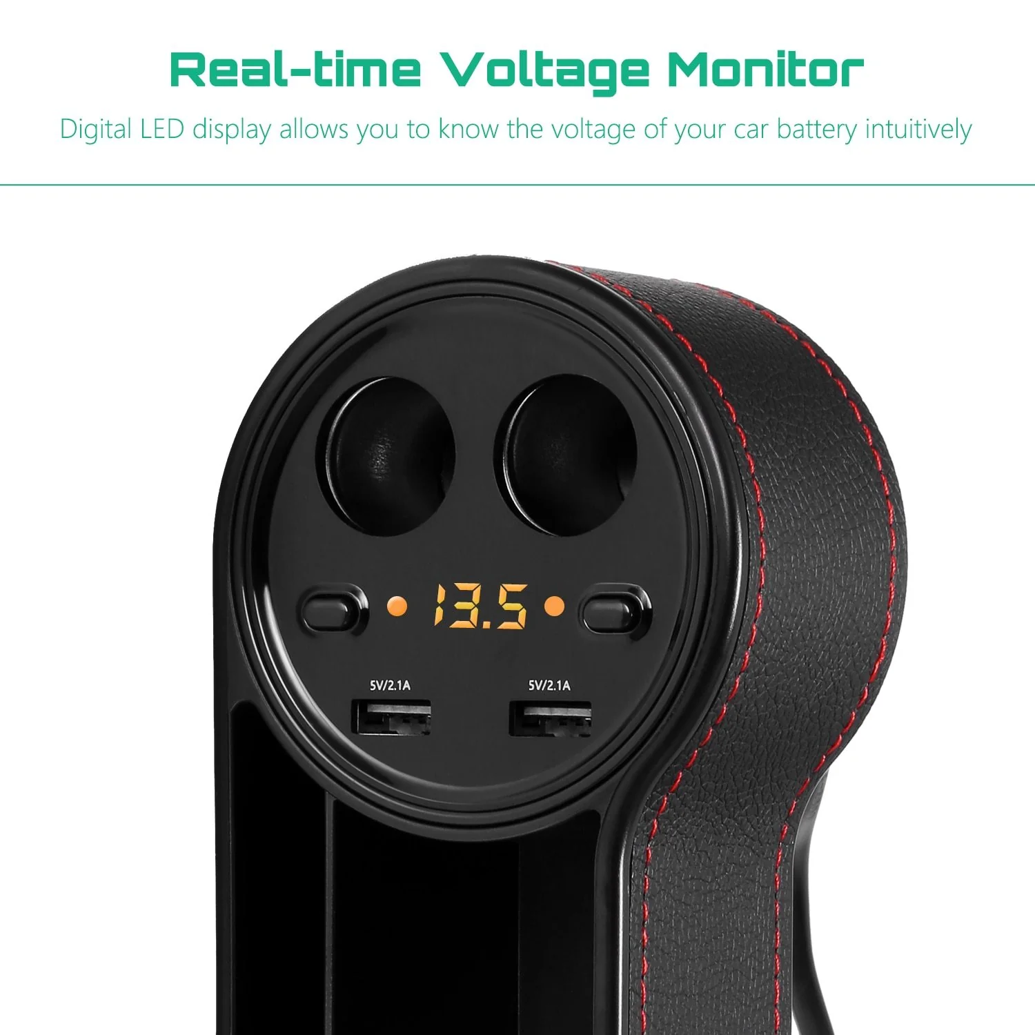 HandyFunction™ Luxury Car Organizer with Charging Ports - Image 3
