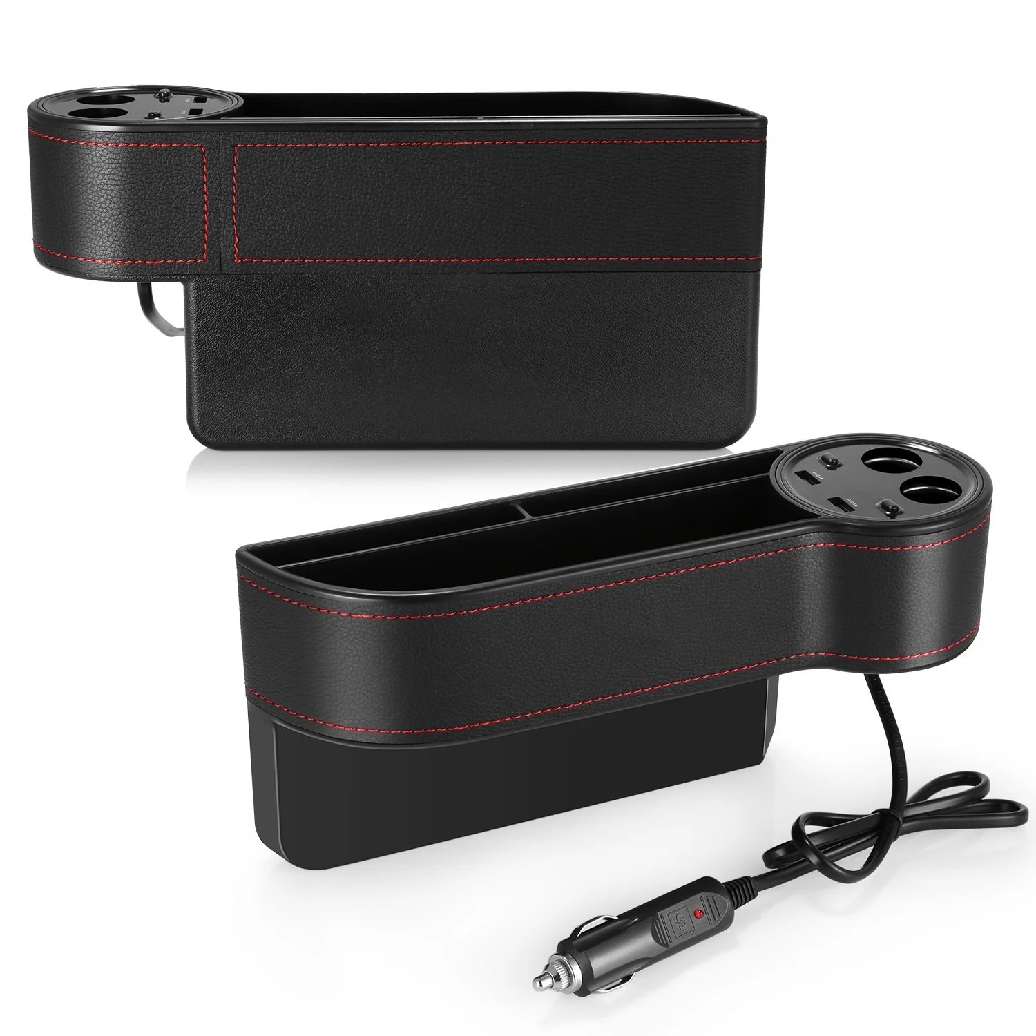 HandyFunction™ Luxury Car Organizer with Charging Ports - Image 6