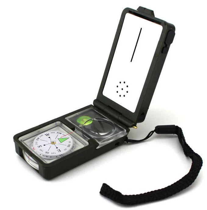 Multifunction 10 in 1 Military Camping Survival Compass - Image 2