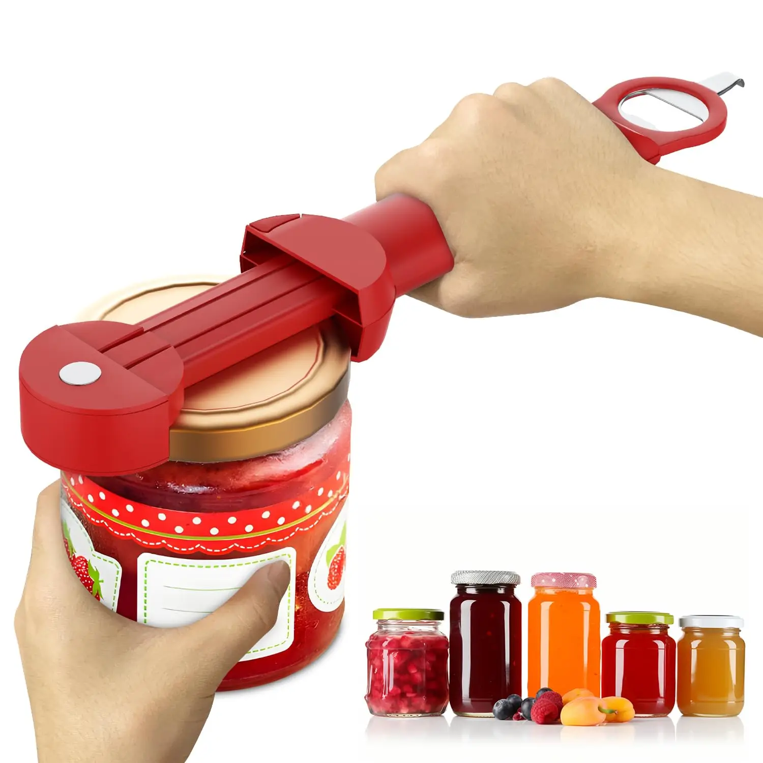 SeniorComfort No-Strain Adjustable Multifunctional Can/Bottle/Jar Opener - Image 13