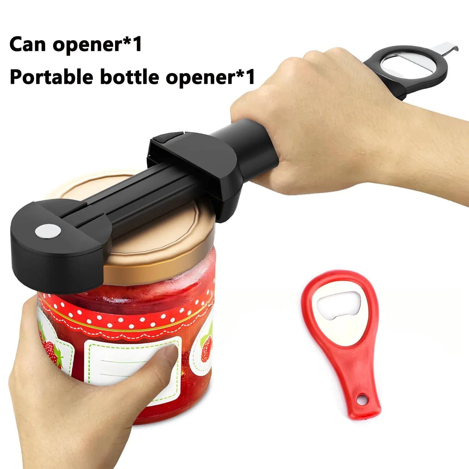 SeniorComfort No-Strain Adjustable Multifunctional Can/Bottle/Jar Opener - Image 14