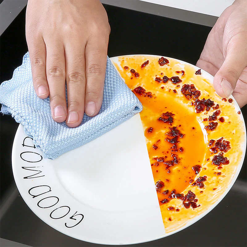 Polishing Microfiber Fish Scale Cloth (3pcs)