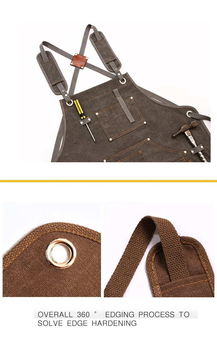 Multifunctional Heavy Duty Woodwork Tool Apron - Image 4