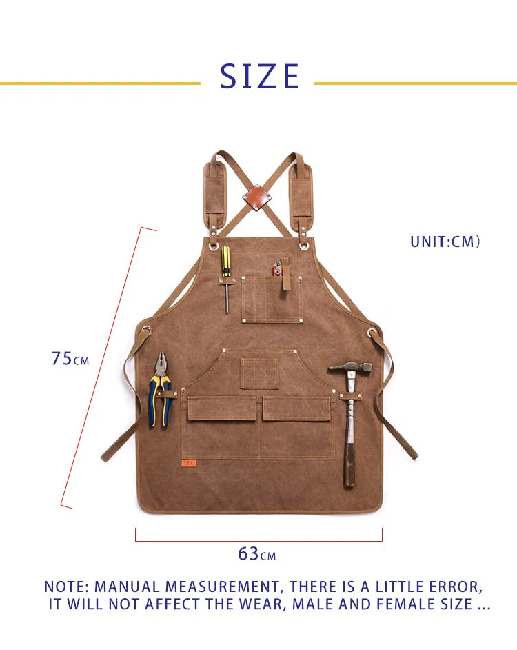 Multifunctional Heavy Duty Woodwork Tool Apron - Image 5
