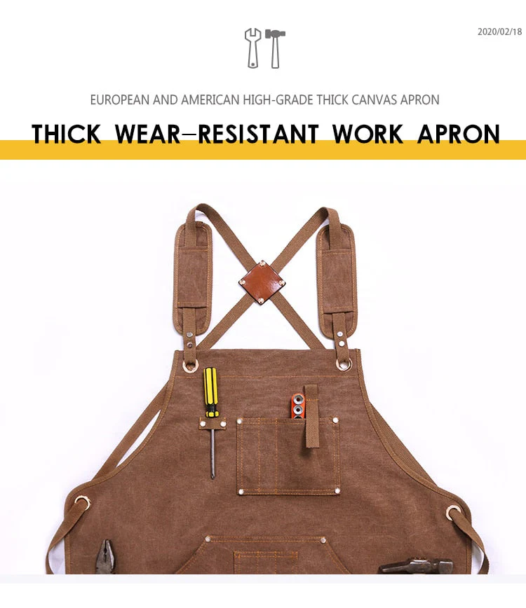 Multifunctional Heavy Duty Woodwork Tool Apron - Image 7
