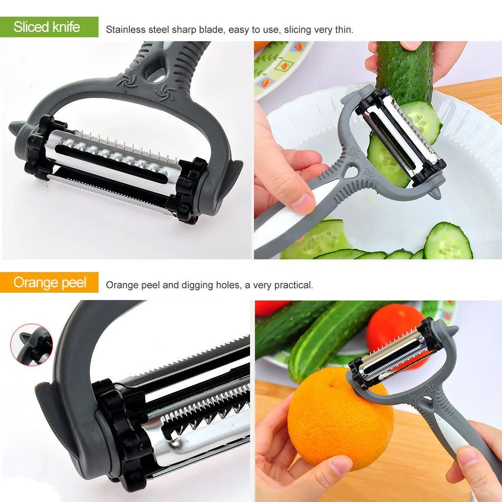 Triple-Blade Multifunctional Rotating Kitchen Tool - Image 10
