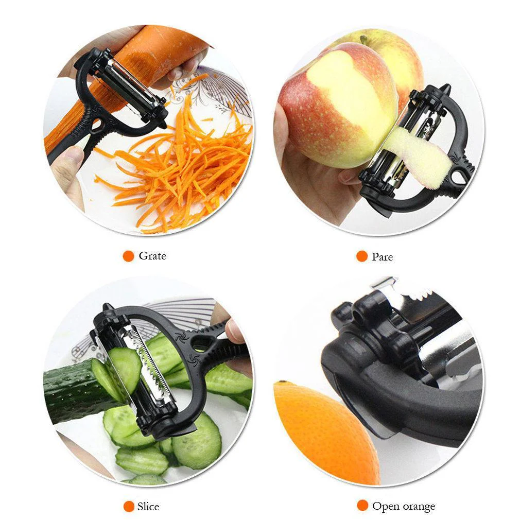 Triple-Blade Multifunctional Rotating Kitchen Tool - Image 11