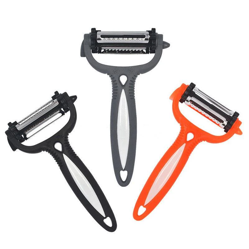 Triple-Blade Multifunctional Rotating Kitchen Tool - Image 2