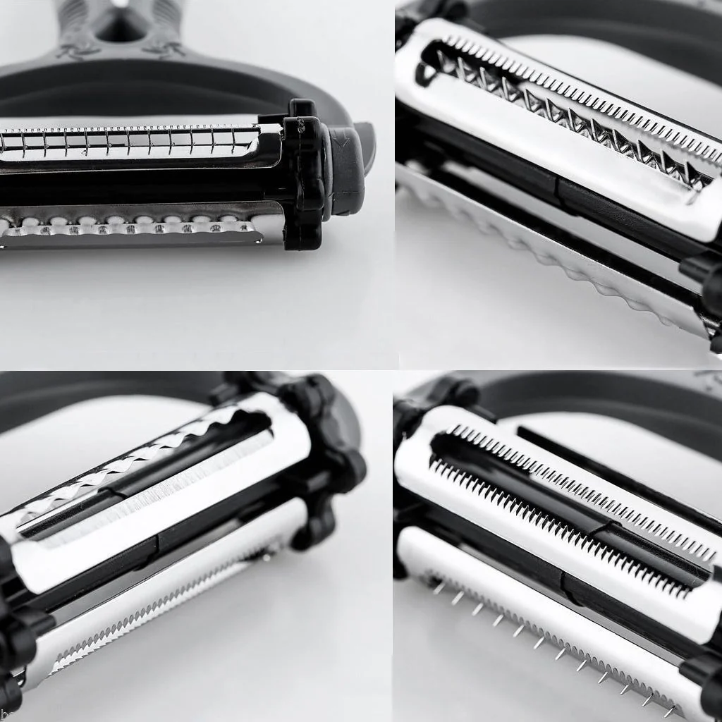 Triple-Blade Multifunctional Rotating Kitchen Tool - Image 3