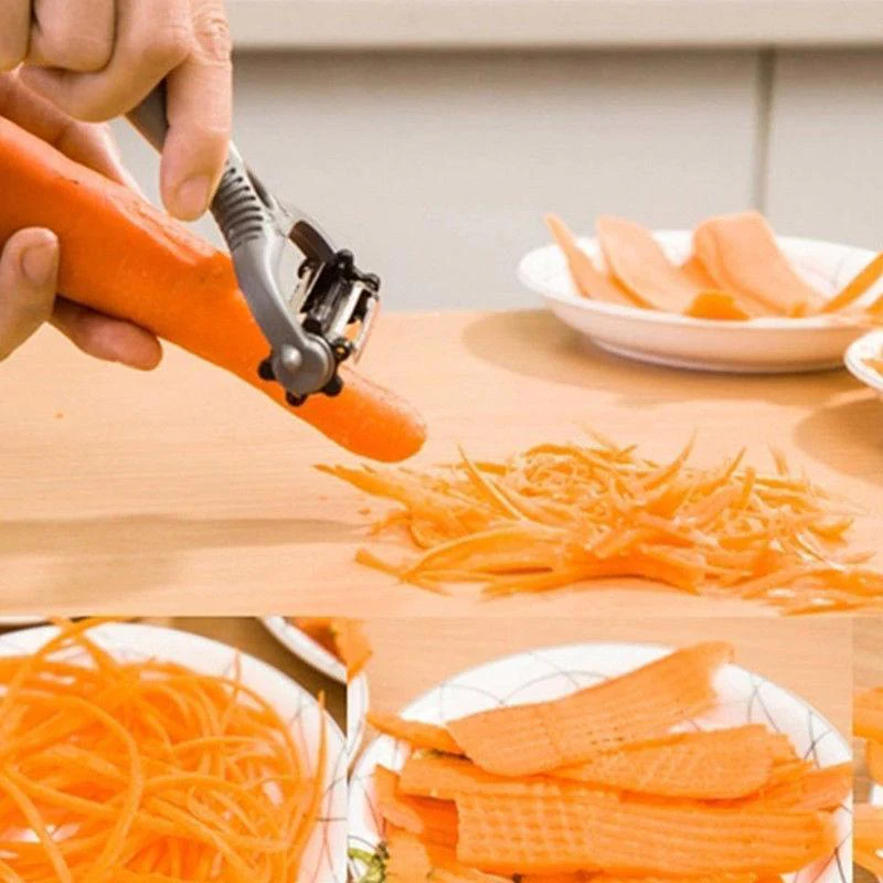 Triple-Blade Multifunctional Rotating Kitchen Tool - Image 4