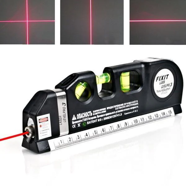 Multipurpose 7-IN-1 Level/Laser Horizon/Measuring Tape Tool - Image 3