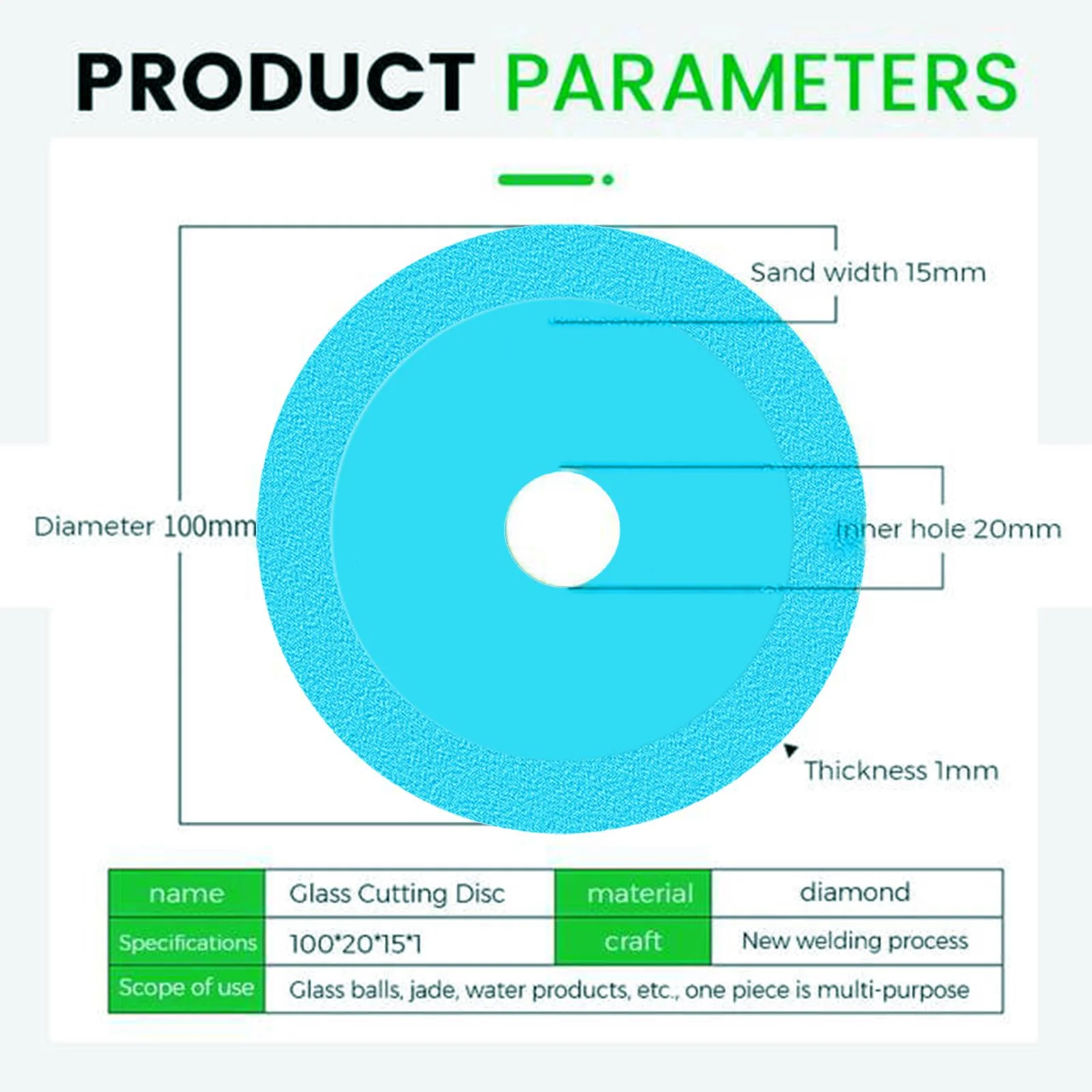 Diamond Marble Glass Cutting Disc - Image 4