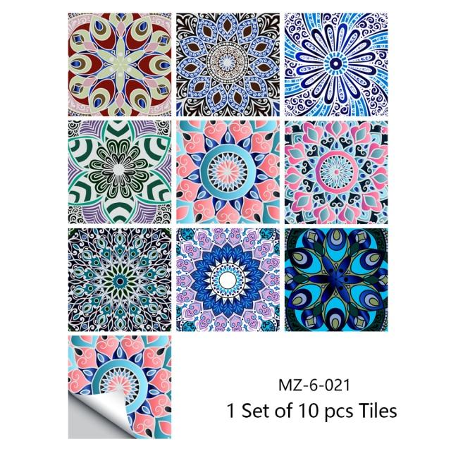 Portuguese Tiles Azulejo Decorative Stickers (10pcs) - Image 12