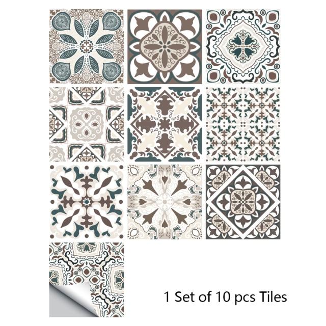 Portuguese Tiles Azulejo Decorative Stickers (10pcs) - Image 15