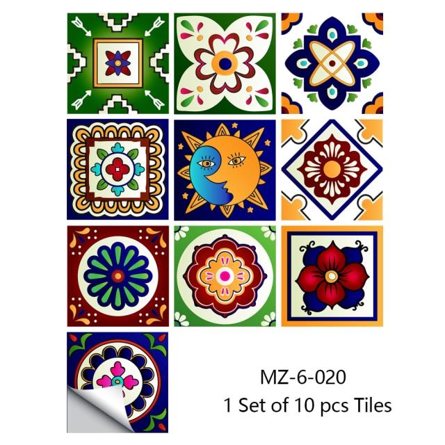 Portuguese Tiles Azulejo Decorative Stickers (10pcs) - Image 19