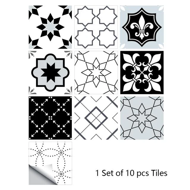 Portuguese Tiles Azulejo Decorative Stickers (10pcs) - Image 5