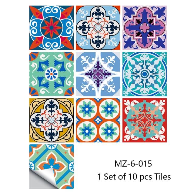 Portuguese Tiles Azulejo Decorative Stickers (10pcs) - Image 8