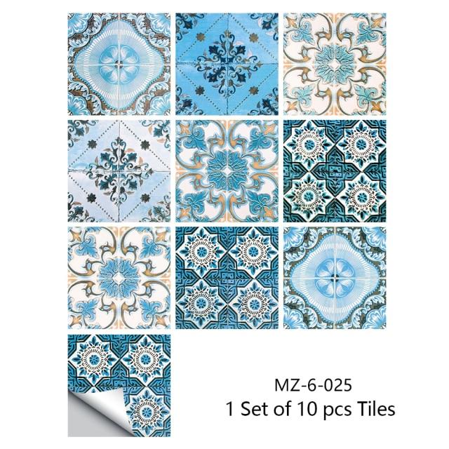 Portuguese Tiles Azulejo Decorative Stickers (10pcs) - Image 9