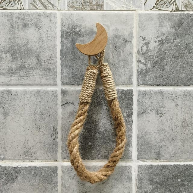 Multipurpose Vintage Bathroom Stick-On Hanging Rope - Image 11