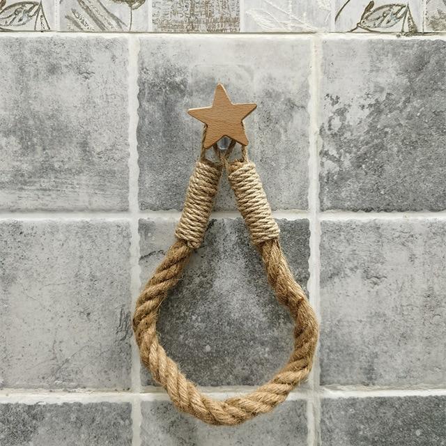 Multipurpose Vintage Bathroom Stick-On Hanging Rope - Image 12