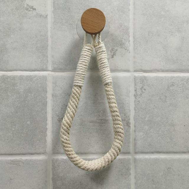 Multipurpose Vintage Bathroom Stick-On Hanging Rope - Image 17