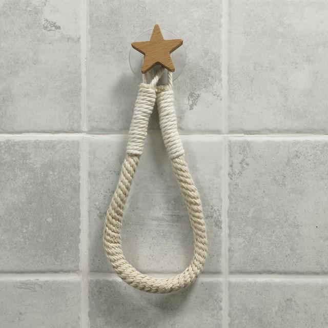 Multipurpose Vintage Bathroom Stick-On Hanging Rope - Image 18