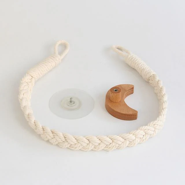 Multipurpose Vintage Bathroom Stick-On Hanging Rope - Image 20