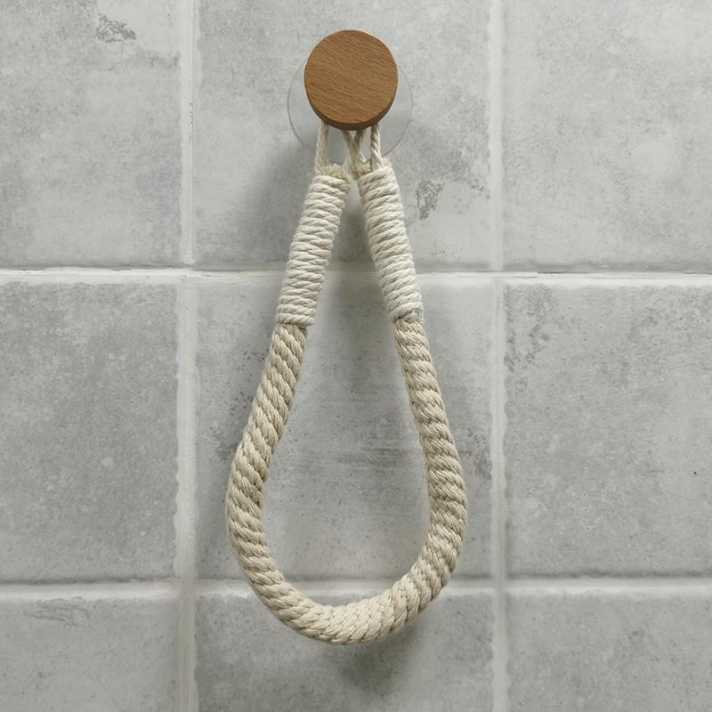 Multipurpose Vintage Bathroom Stick-On Hanging Rope - Image 24