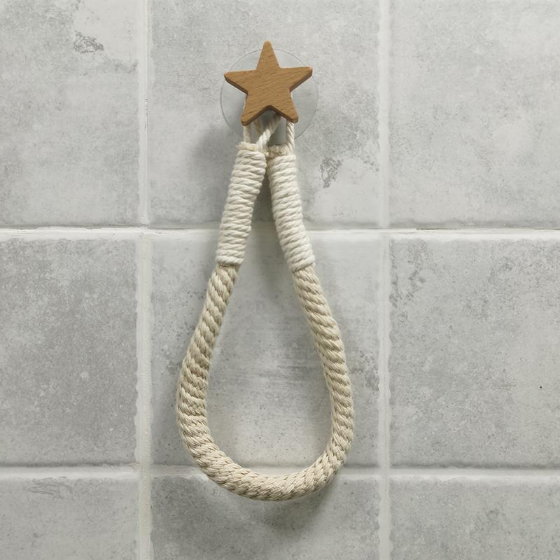 Multipurpose Vintage Bathroom Stick-On Hanging Rope - Image 26