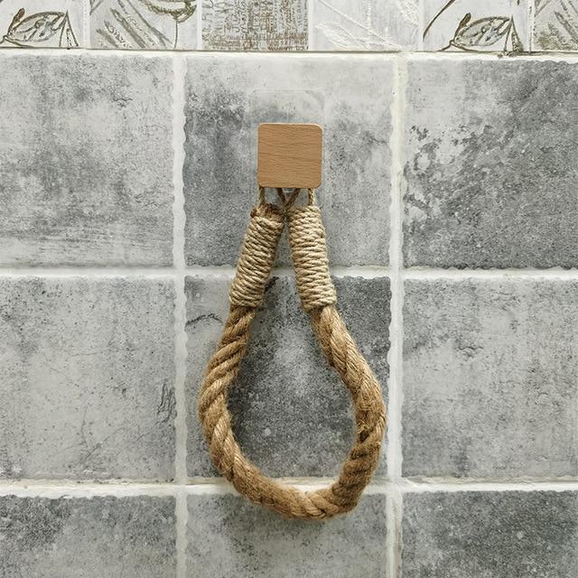 Multipurpose Vintage Bathroom Stick-On Hanging Rope - Image 28