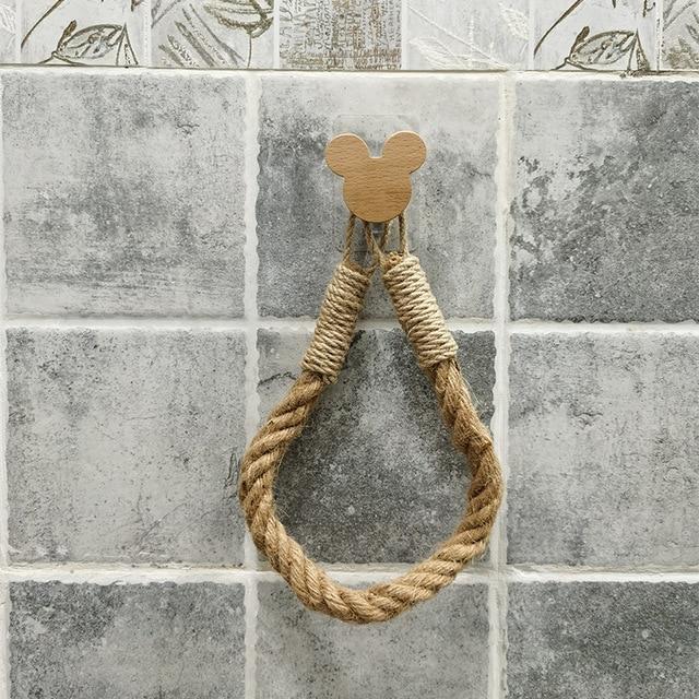 Multipurpose Vintage Bathroom Stick-On Hanging Rope - Image 29