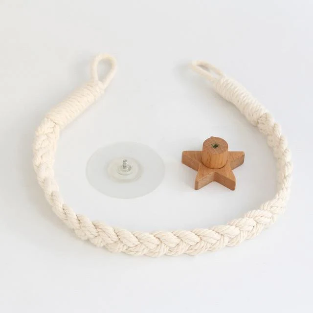 Multipurpose Vintage Bathroom Stick-On Hanging Rope - Image 3
