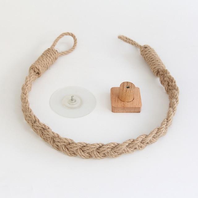 Multipurpose Vintage Bathroom Stick-On Hanging Rope - Image 5