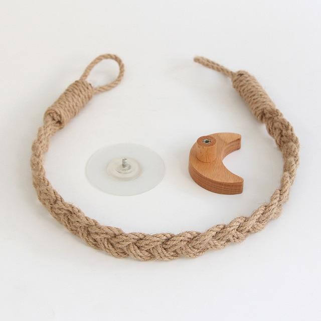 Multipurpose Vintage Bathroom Stick-On Hanging Rope - Image 7