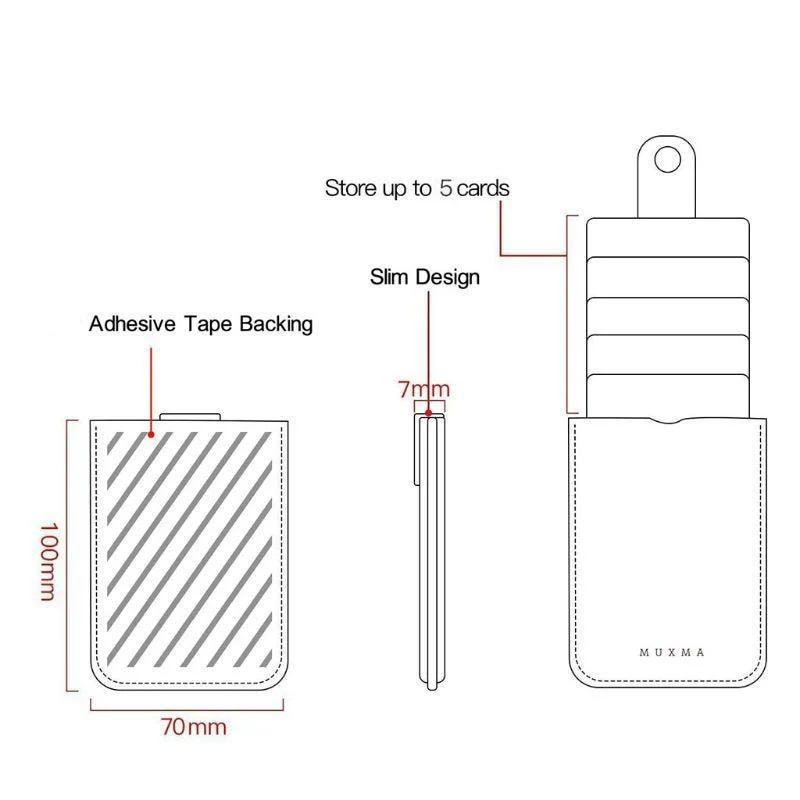 MUXMA™ Smartphone LUXURIOUS Card Holder (2pcs) - Image 11