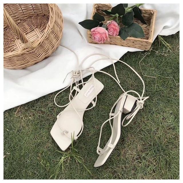 DonleeQueen™ Lace Up Back Strap Sandals - Image 3