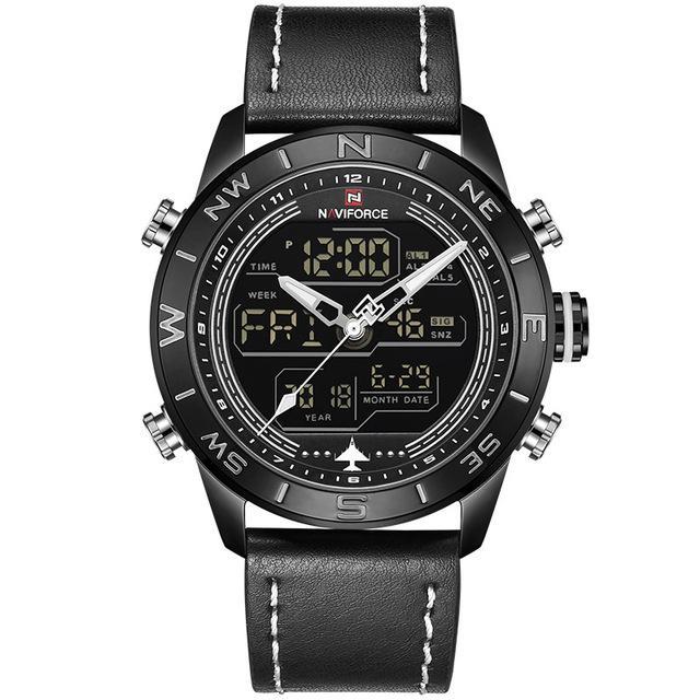 NAVIFORCE Jupiter™ Tactical Water Resistant Analog & Digital Hand Watch - Image 6