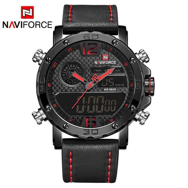 NAVIFORCE Saturn™ Tactical Water Resistant Analog & Digital Hand Watch - Image 3