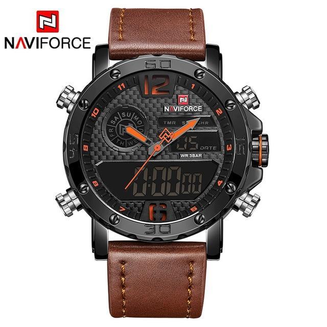 NAVIFORCE Saturn™ Tactical Water Resistant Analog & Digital Hand Watch - Image 4
