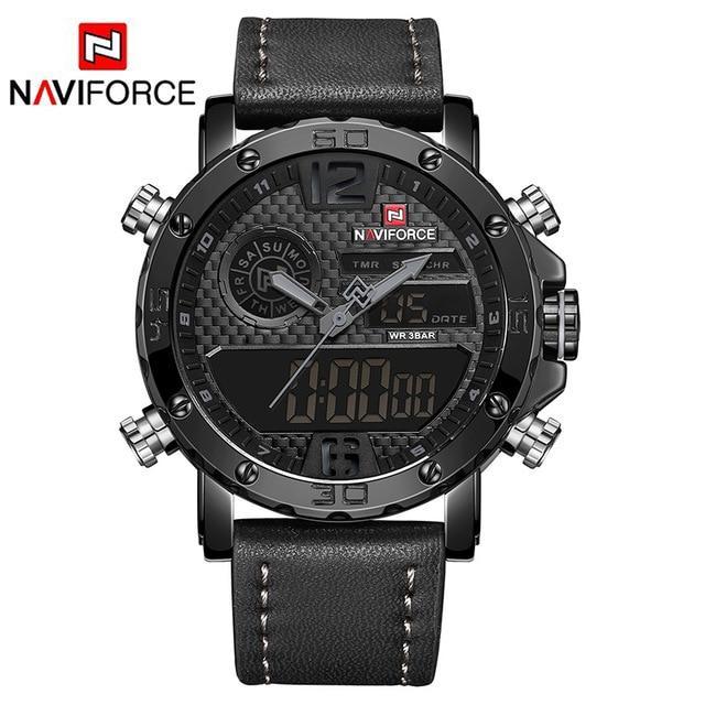 NAVIFORCE Saturn™ Tactical Water Resistant Analog & Digital Hand Watch - Image 5