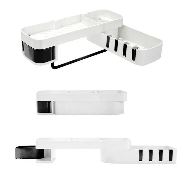 NeatMaster™  Drill-Free Wall Mounted Corner Shower Shelf - Image 3